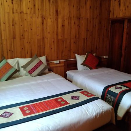 A Lin Homestay Bac Ha Exterior foto