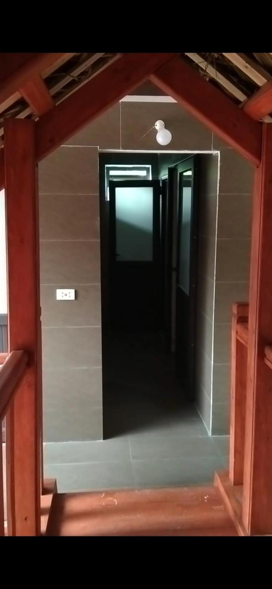 A Lin Homestay Bac Ha Exterior foto